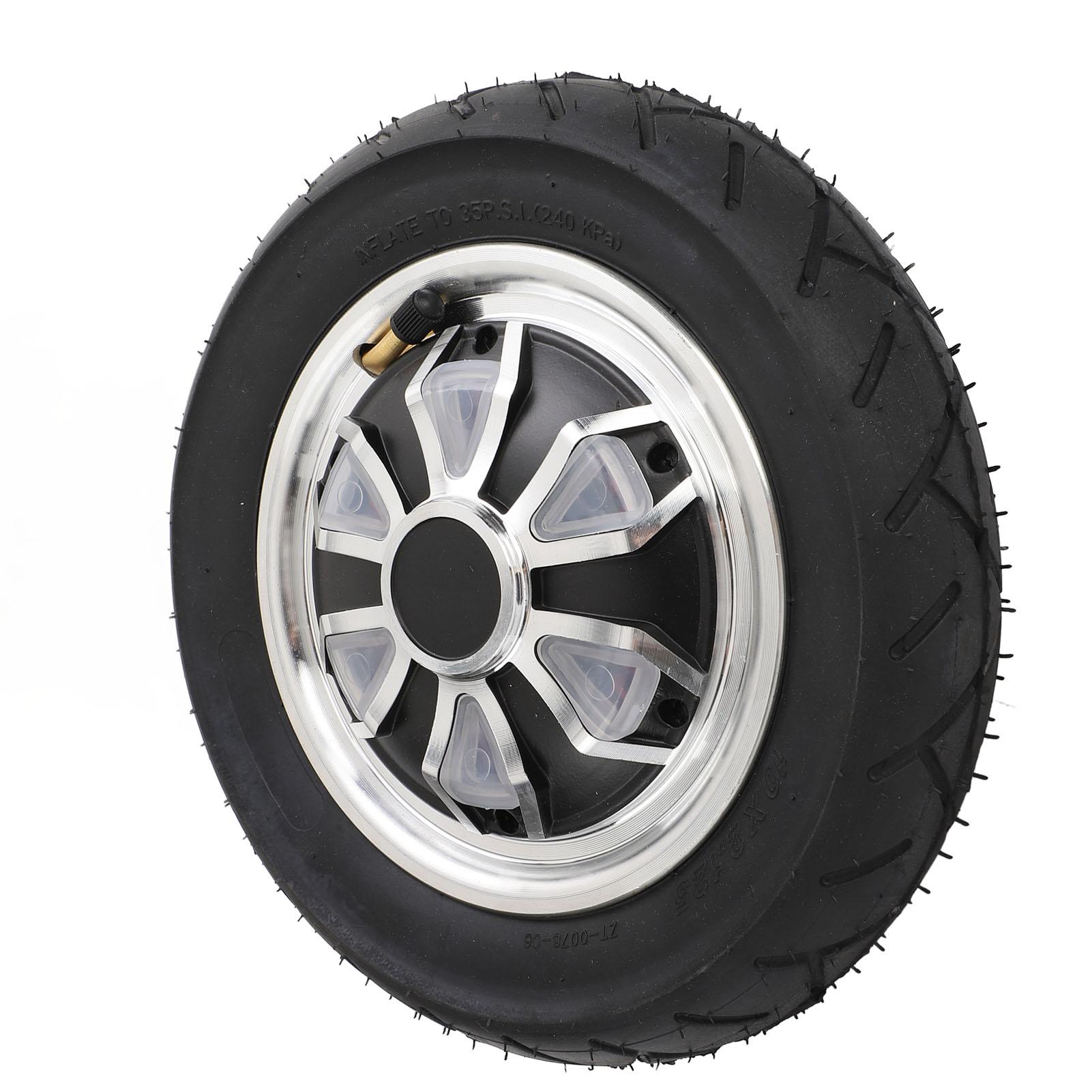 

10 Inch Self Balancing Scooter Motor Wheel Shock Absorption Wear Resistance Low Noise Motor Wheel Tire for Electric
