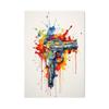 Abstract Graffiti Pistol Posters and Prints Canvas Paintings Wall Art Pictures for Living Room Home Decoration