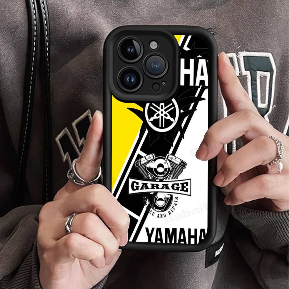 Etui na telefon Motocykl Klasyczne LOGO Y-YAMAHAS Dla IPhone 17 16 E 15 14 13 12 11 Pro Max Plus Tylna Pokrywa