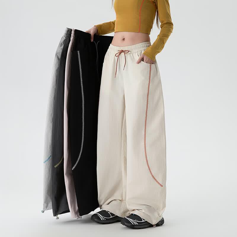 Tucano Women's Petite Quick-Dry Wide-Leg Cargo Pants