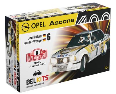 PLATZ Belkit Opel Ascona 400 1981 Rallye Monte Carlo Plastikmodell BEL019 1/24