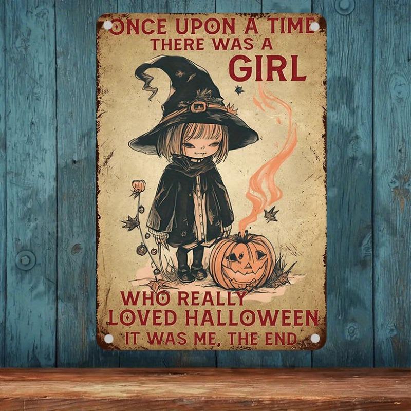 Halloween Metal Tin Sign Wall Decor 20x30cm