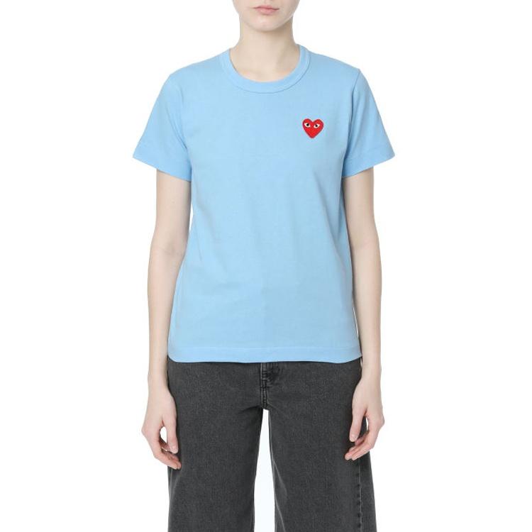 Comme des Garçons PLAY (WMNS) COMME Des GARCONS PLAY Small Logo Tee 'Blue' Women's AZ-T271-051-1