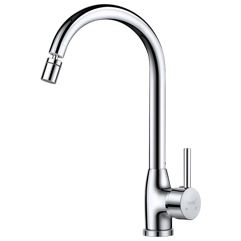 

Larsd F095 Gunmetal Kitchen Sink Faucet with Dual Mode Spray