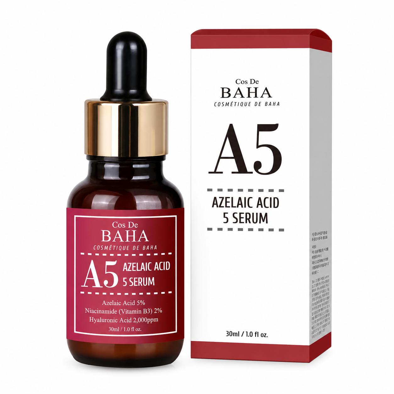 COS DE BAHA A5 Сыворотка с азелаиновой кислотой 5% 30 мл 30ml