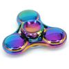Colorful Rainbow UFO Metal Fidget Spinner | EDC Handheld Finger Toy for Focus & Anxiety Relief | Portable Desk Spinning Top Gift