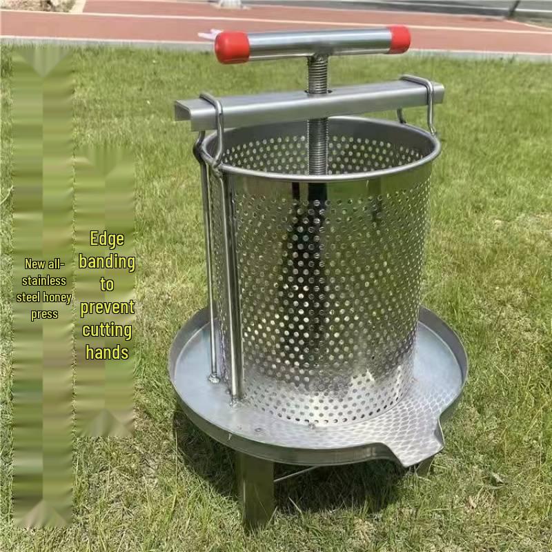 Stainless Steel Manual Honey Extractor & Juicer