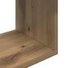 Wall Shelf Wall Mount Brown 32 X 21 X 107 Cm Particleboard