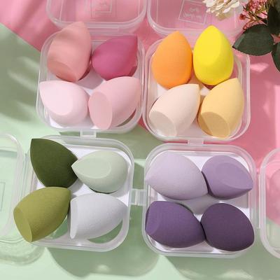 4 adet Kadın Makyaj Blender Kozmetik Puf Makyaj Süngeri fondöten tozu Sünger Güzellik Araçları Makyaj Aksesuarları