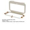 Garbage Bag Hanger Foldable Kitchen Trash Bag Holder Over Cabinet Door No-Drill Wall Mounted Large Capacity Waste Bag Rack