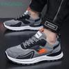 Men's shoes new breathable mesh sneakers non-slip soft-soled running shoes fashion casual shoes platform dad shoes