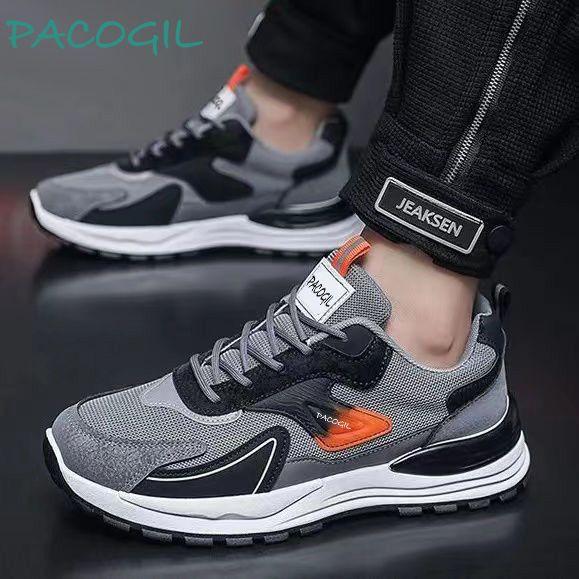 Men's shoes new breathable mesh sneakers non-slip soft-soled running shoes fashion casual shoes platform dad shoes