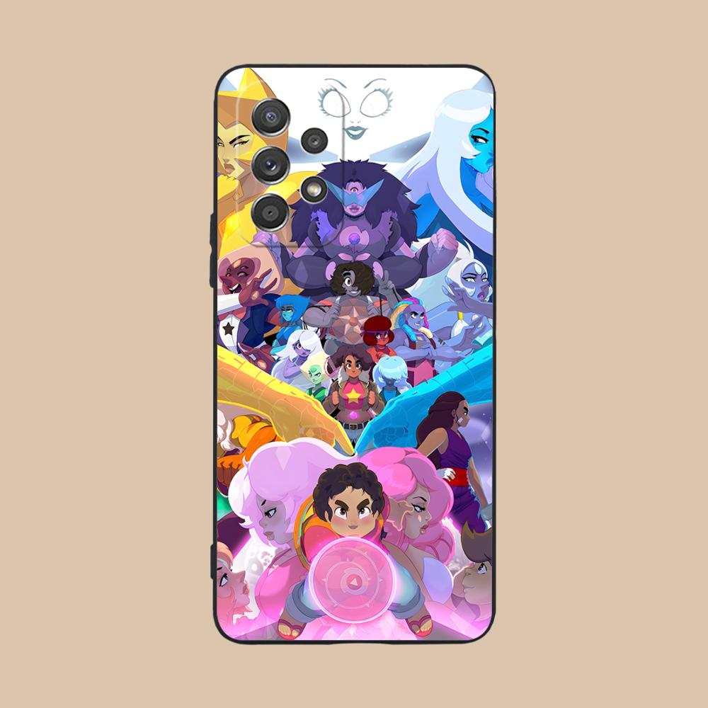 Steven Universe Mobile Phone Case for Samsung Galaxy M55 54 42 35 34 33 32 23 22 15 14 13 12 F55 5G Colour Protective Cellphones