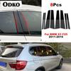 8 st Polerad Stolpe för Bilens Dörr och Fönster för BMW X3 F25 2011 2012 2013 2014 2015 2016 2017 Dekal Dekorationslist