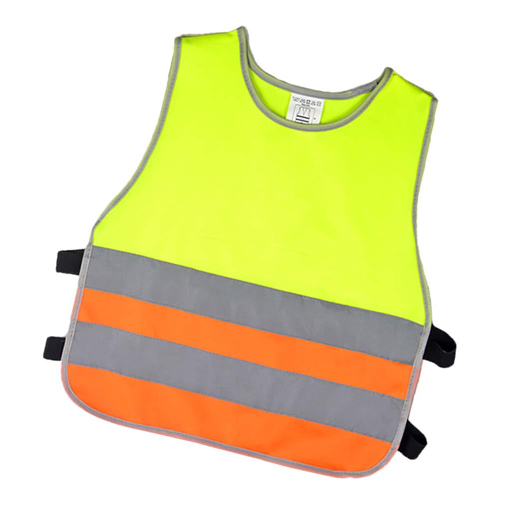 High Visibility Student Child Student Reflective Kids Vest Scooter Cycling School Safety Vest Jacket