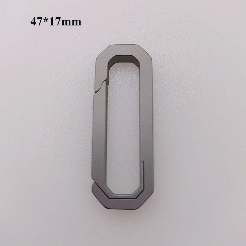 Titanium Alloy Titanium Alloy Keyrings Super Lightweight Pendant New EDC Tool  Male Creativity Gift
