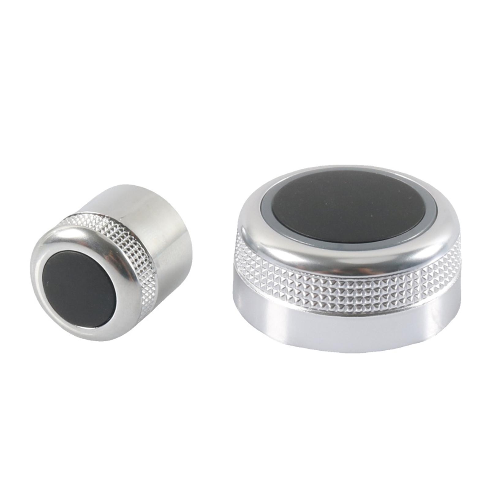 Car Radio Control Knob Black Plastic Volumes Control 4F0919070 Radio Control Knob Replacement 1