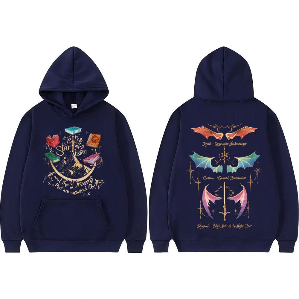 Limited The Bat Boys Double Sided Graphic Hoodie Men's Clothing Harajuku Vintage Street Hoodies Unisex Oversized Sweatshirt Tops