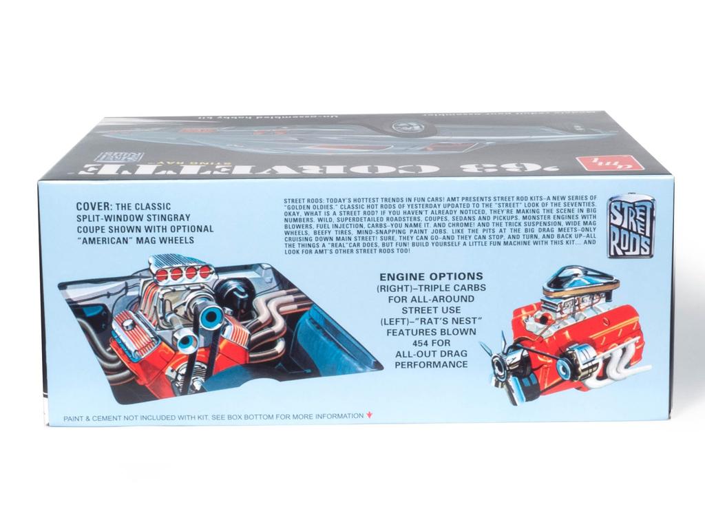 Platz 1963 Chevrolet Corvette Stingray Plastic Model 1/25