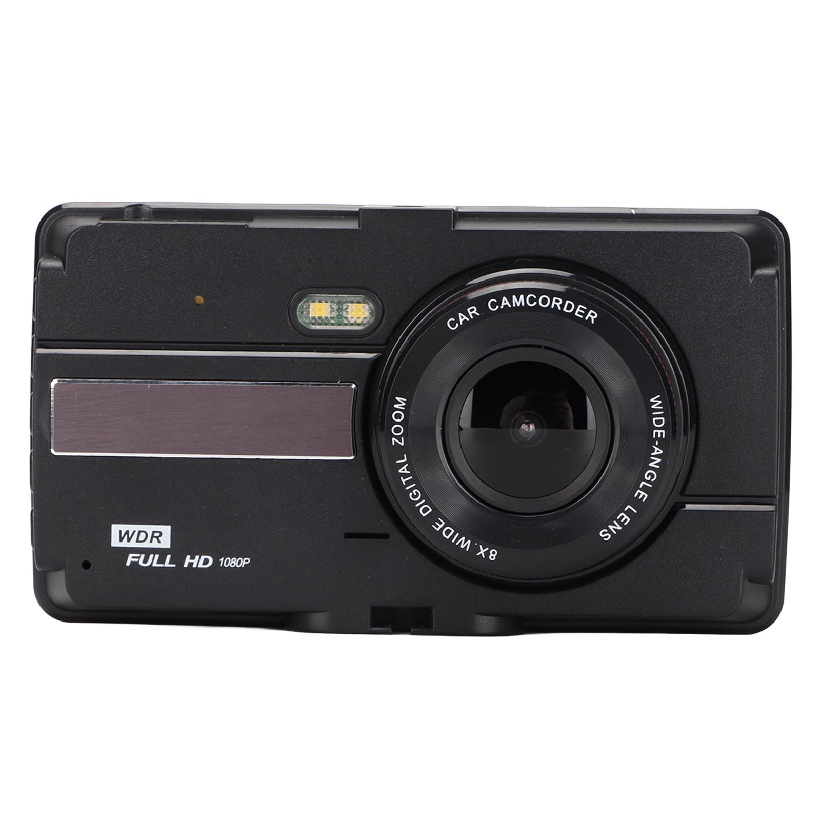 

Автомобильный видеорегистратор 1080P FHD ночное видение обнаружение движения циклическая запись передний задний видеорегистратор