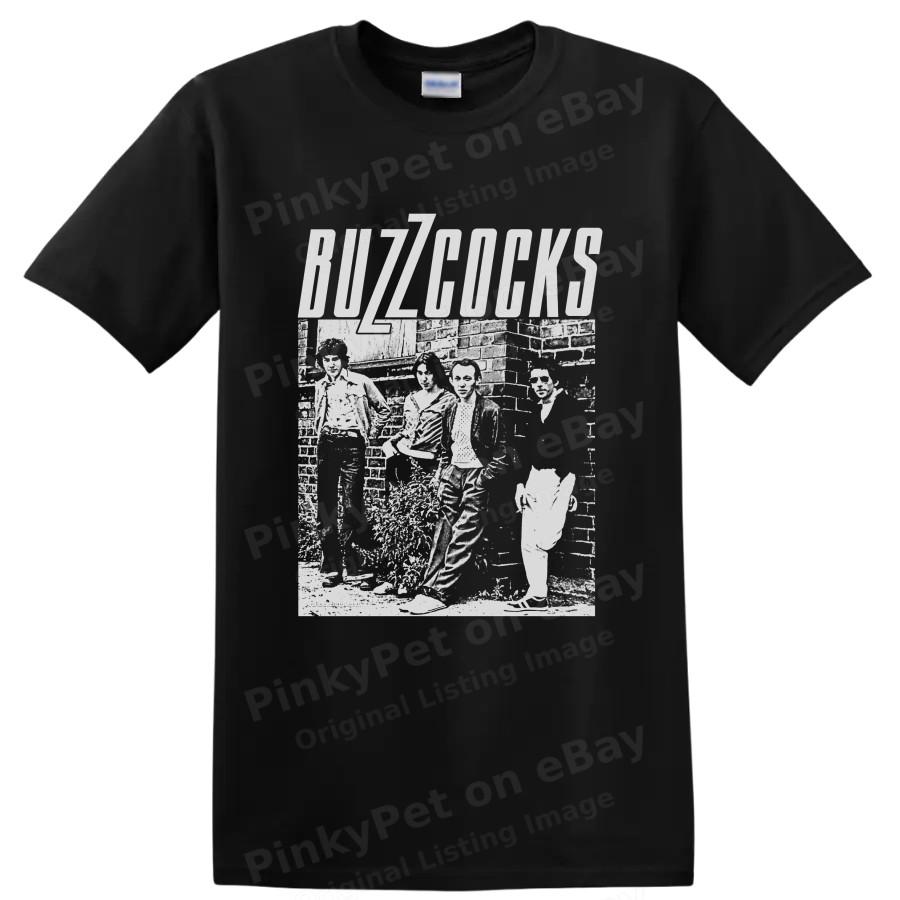T-shirt Buzzcocks Punk Rock Band Vintage Collage Musicale Grafica Maglietta Concerto Regalo