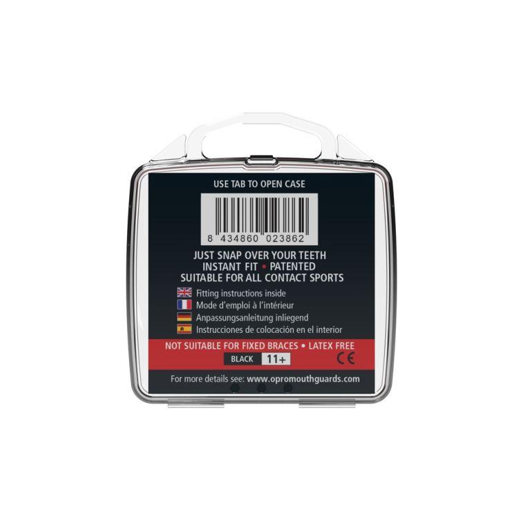 Opro Kids' Mouthguard Snap Fit Black