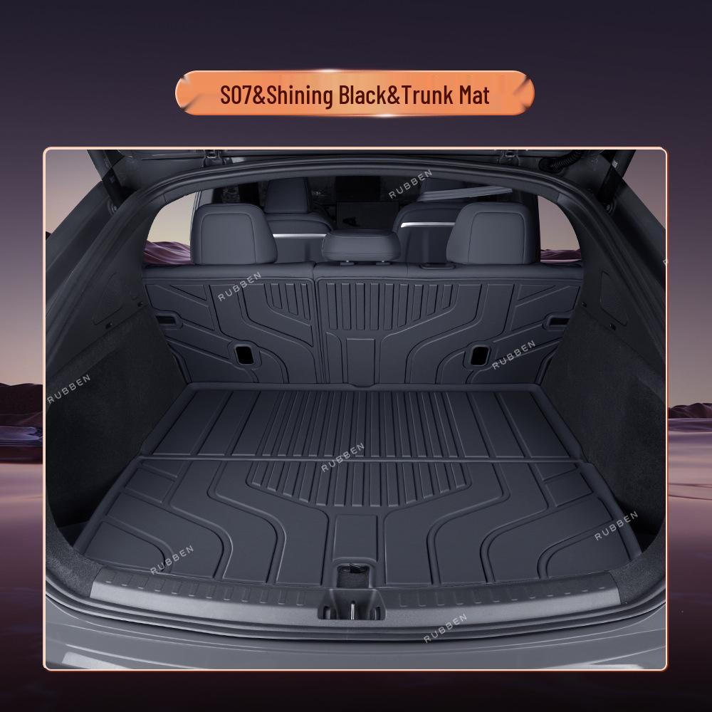 Dark Blue TPE Full-Coverage Waterproof Floor Mats for S05/S07/L07