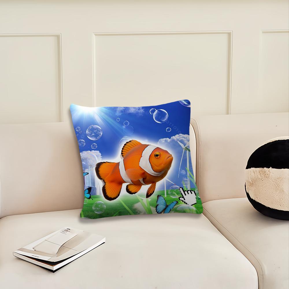 Funny Frutiger Aero Art cushion cover Pillow Cover Decoration Room Home Sofa living Office Car Nordic Simplicity