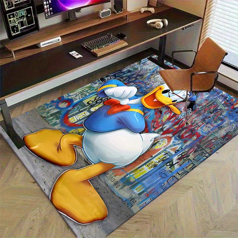 1pc,Graffiti Donald Duck Rug - Home Decor, Office Carpet, Chair Pad, Outdoor Mat, Gift IdeaH023