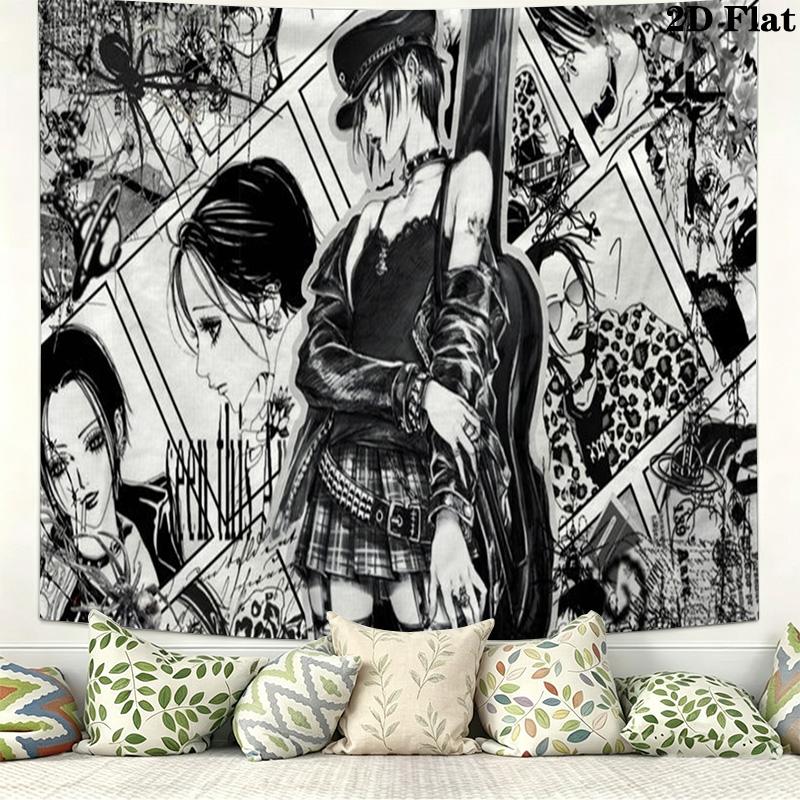 nana Wall Tapestry Aesthetic Wall Hanging Printed Fabric Blanket Decorative Tapestries for Bedroom Living Room Home Decor