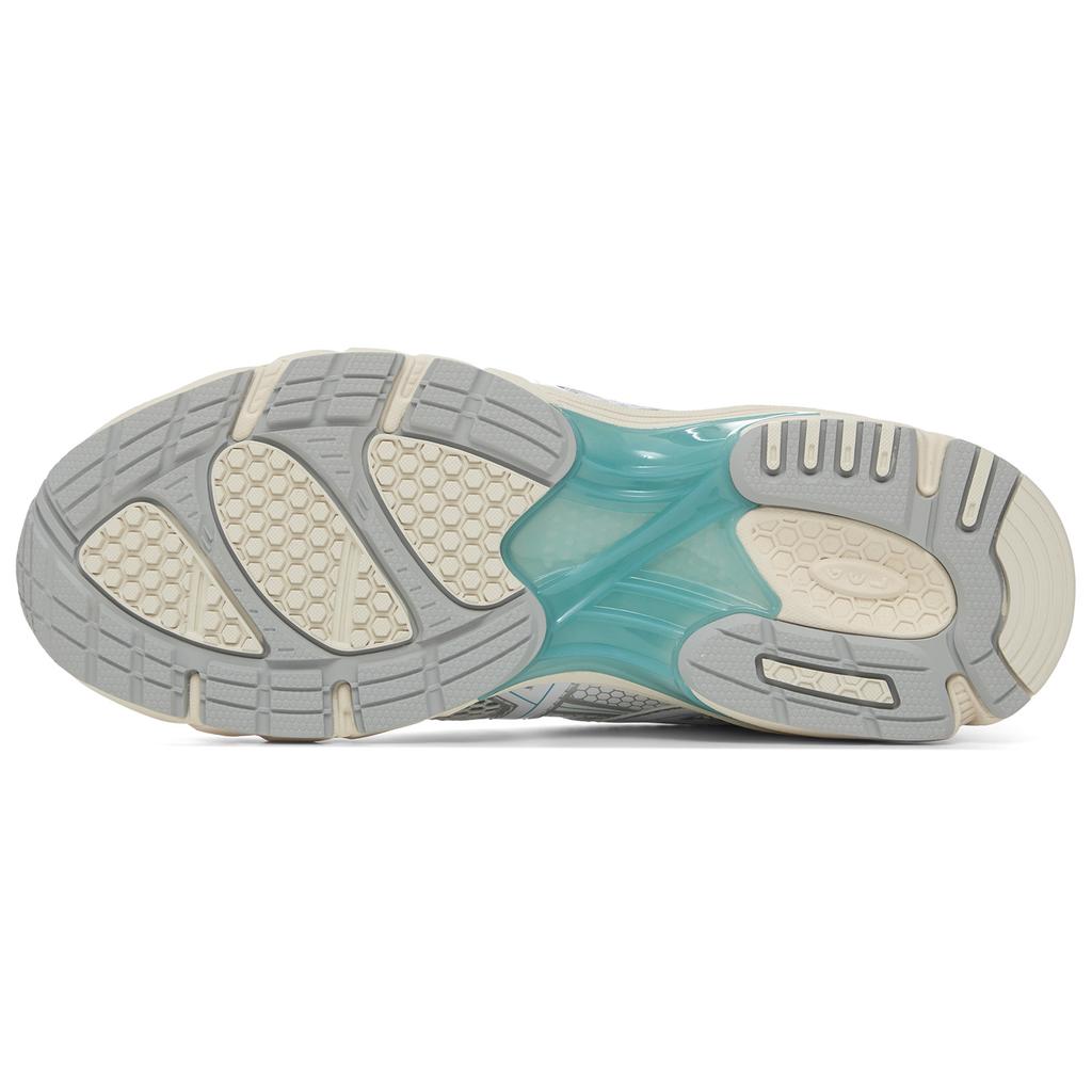 ASICS GEL DS TRAINER 14 Cushioning, Wear Resistant Low top Casual City Commute Running Shoes Unisex White Silver Blue Sneakers 1203A607-102