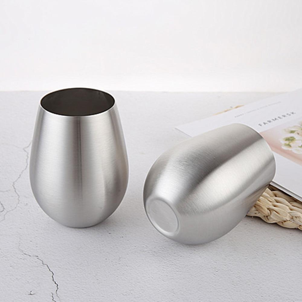 500ML Stainless Steel Beer Cup Whiskey Wine Glasses Coffee Mugs Tumbler Drinkware Gifts for Home Parties and Outdoor Camping