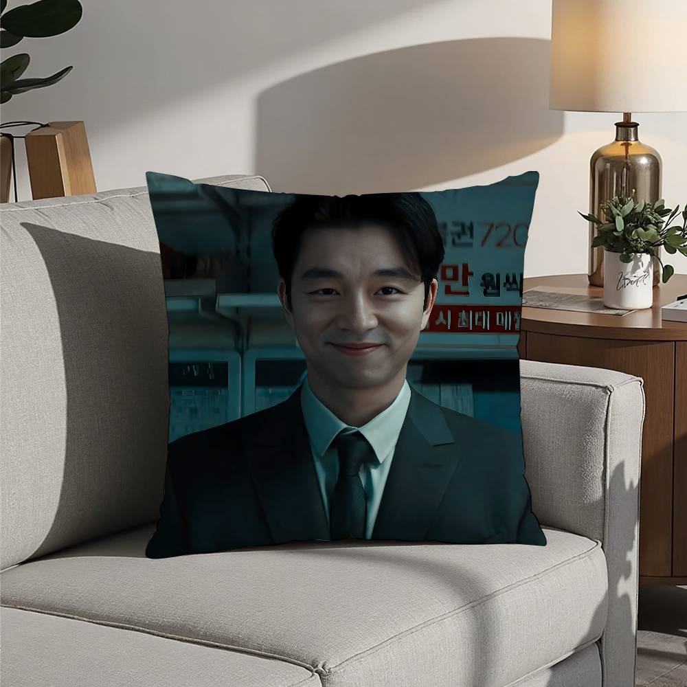 Custom G-Gong YooS KPOP Pillow Case 3D Print Polyester Fiber 40*40cm Home Sofa Throw Decoration Festival Gift
