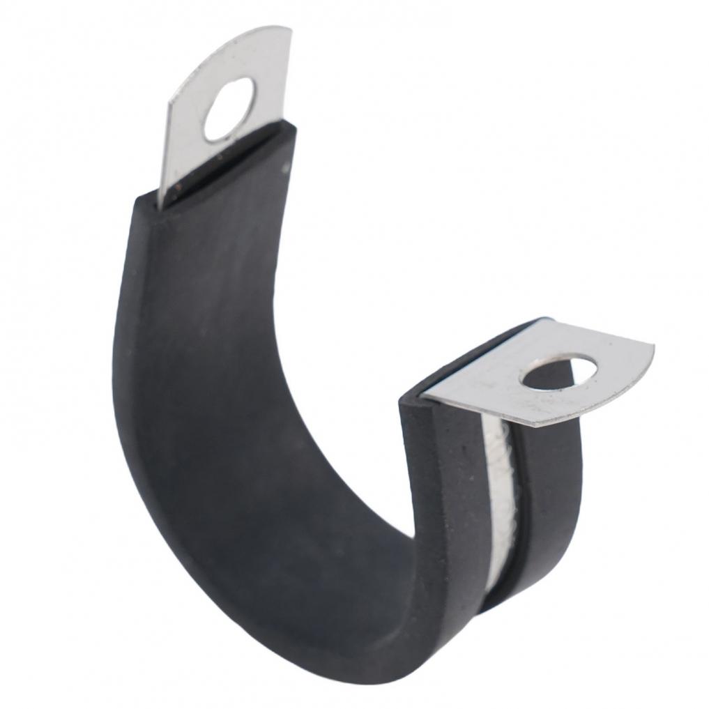 10 stücke Edelstahl Gummi Ausgekleidet P Schlauch Rohr Klemmen Kabel Montage Clips Draht