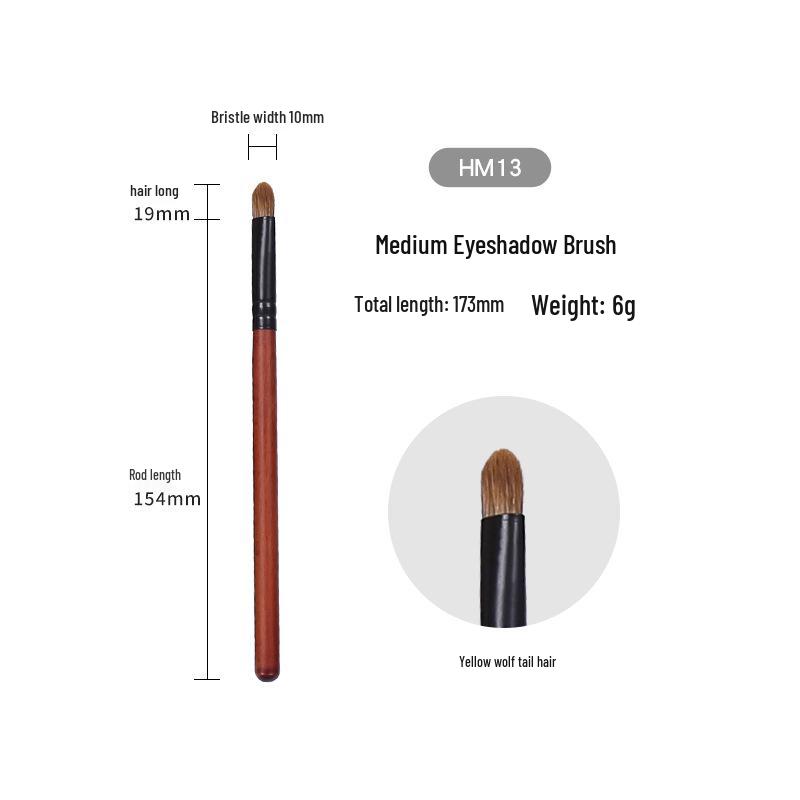 26-teiliges professionelles Make-up-Pinselset - Tierhaarpinsel für Lidschatten, Highlighter, Foundation und Rouge