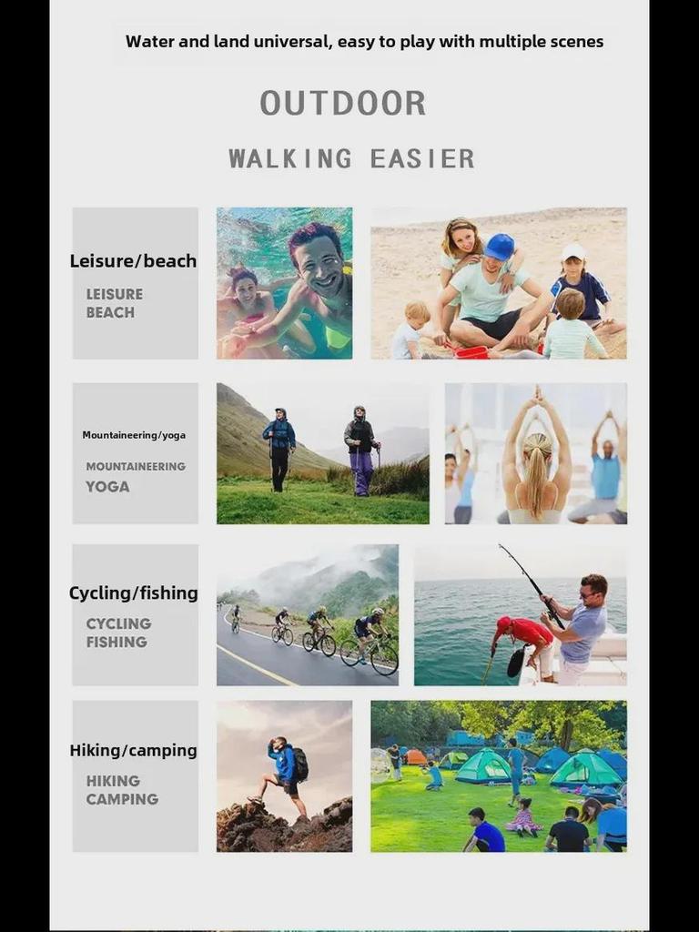 Unisex Outdoor Five-Finger Wading and Trail Shoes for Water Sports, Beach, Hiking, and Fishing