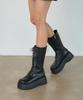 Salt And Chocolate Raven Middle Worker Boots 412546009 (7Cm)