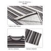 6 retro striped crew neck bottoming shirt women's spring and autumn loose and thin shirt lazy wind knitted long-sleeved top