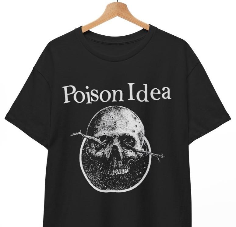 Poison Idea T-Shirt Punk Rock Hardcore Negative Attitude Unisex Tee