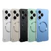 Fashion Borderless Matte Metallic Paint For Magsafe Phone Case For Honor 500 400 300 Magic 8 Pro Wireless Charge Magnetic Cover