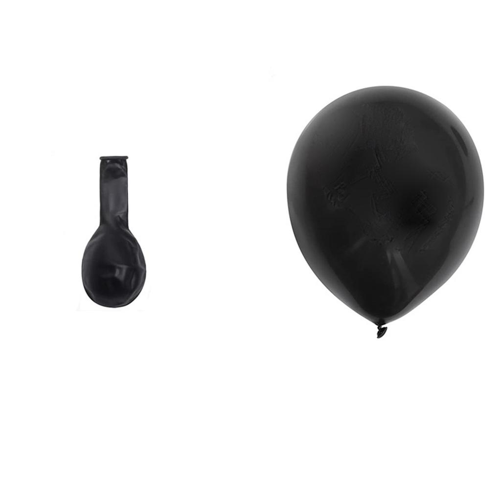 Schwarz 5 Zoll, 10 Zoll, 12 Zoll, 18 Zoll, 36 Zoll Rund Latex Geburtstagsparty Dekoration