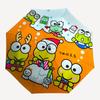 1pc Keroro Gunso Frog Family Christmas Holiday Gift Set - Automatic Opening Umbrella with Foldable Design, Iron Frame, Outdoor Use, Suitable for Fans,