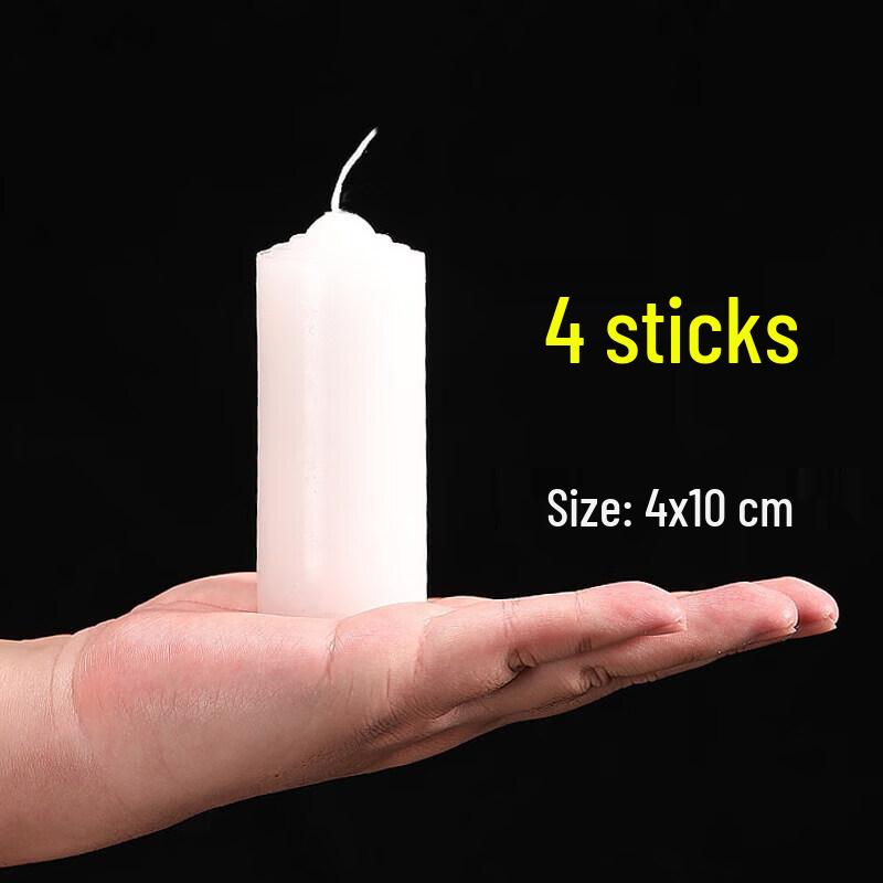 LIEI Large Red Smokeless Emergency Candle