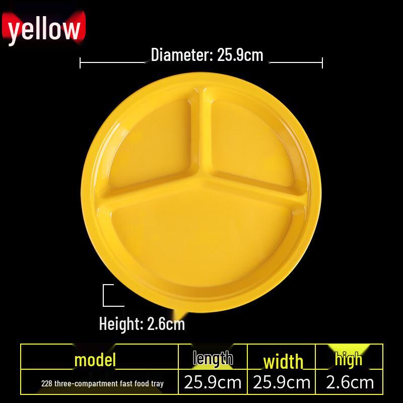 

Lijia Melamine Fast Food Dinner Plate