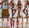 Temptation Bodysuit Kvinner Nett Skrittløst Undertøy Hollow Out 300 Styles Kvinnelige Jumpsuit Sexy Dress Ren og eksotisk klær
