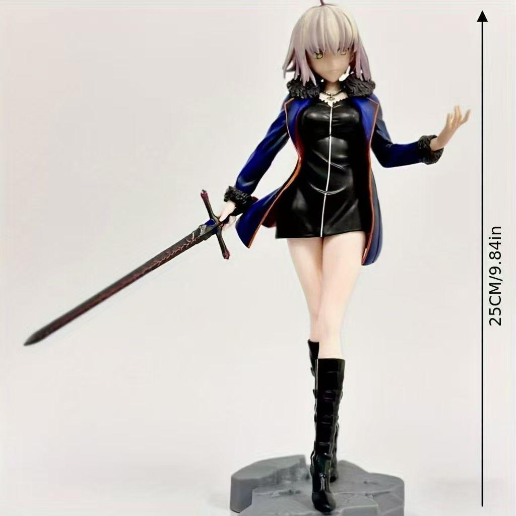 Fate/Stay Night Black Jeanne d'Arc Squatting Figure in Casual Shinjuku Outfit