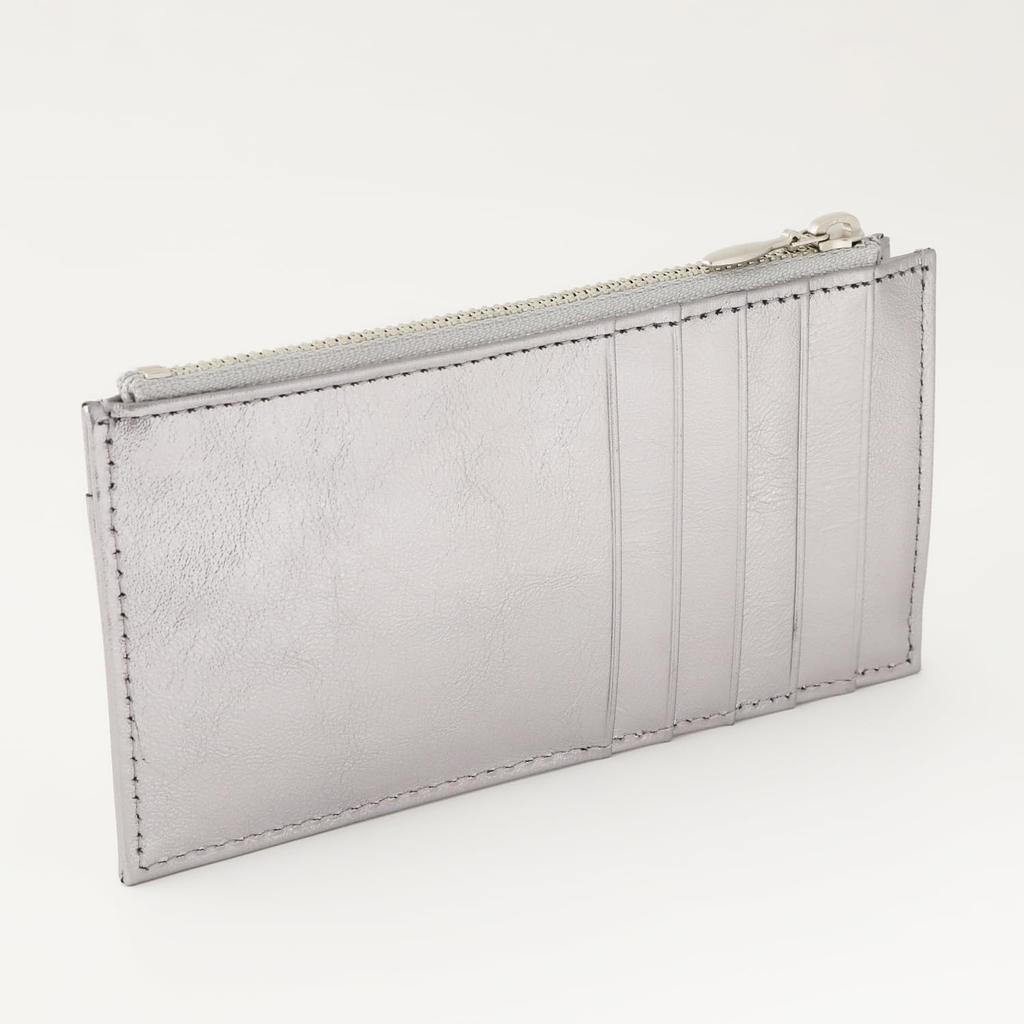 JULLY AND SHUSHU Porte-cartes pour femme, Étui fragmenté, Porte-cartes, Fente pour carte IC, Étui pour pass, Compartiment pour billets, EM-CC (Bronze à canon)