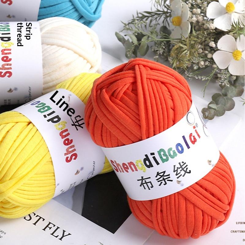 High Elastic Cloth Thread With Multiple Assorted Colors And Slight Elasticity For Diy Knitting Crochet Handmade Craft Projects