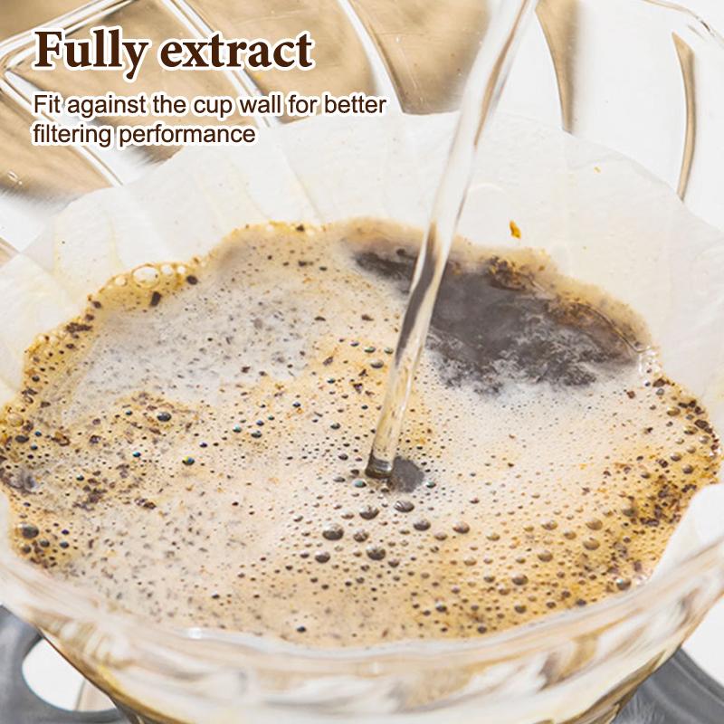 Disposable Coffee Paper Filters, 100 Pcs Cone Replacement Filter For Ninja Coffee Maker