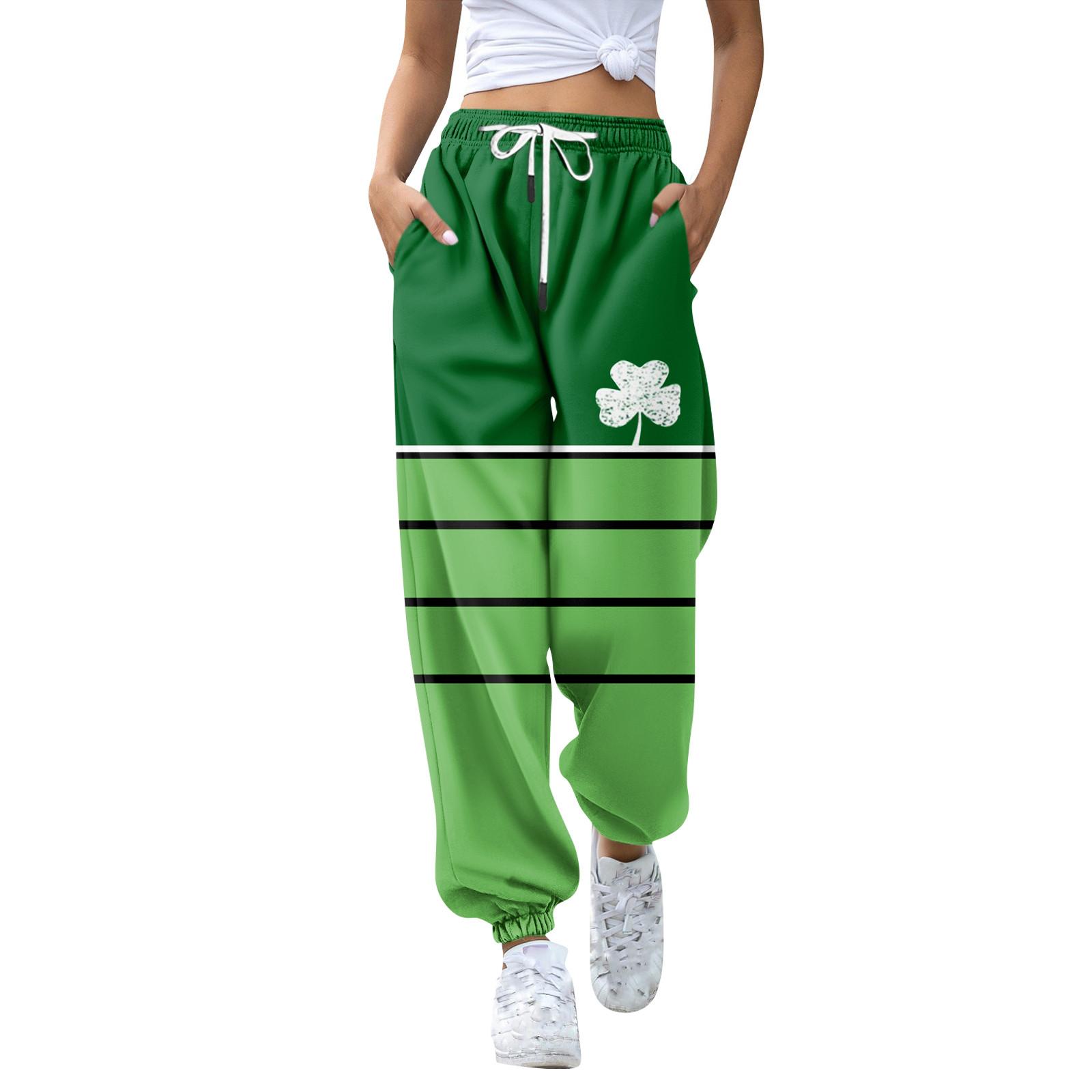 

Женские и зимние повседневные домашние брюки-клеш для йоги, повседневные однотонные спортивные брюки L зелёный